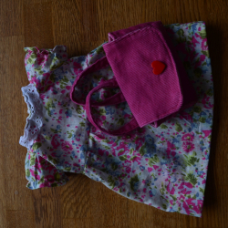 Puppenkleid mit Ranzen