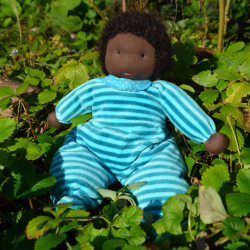 farbiges Schlamperle in blau